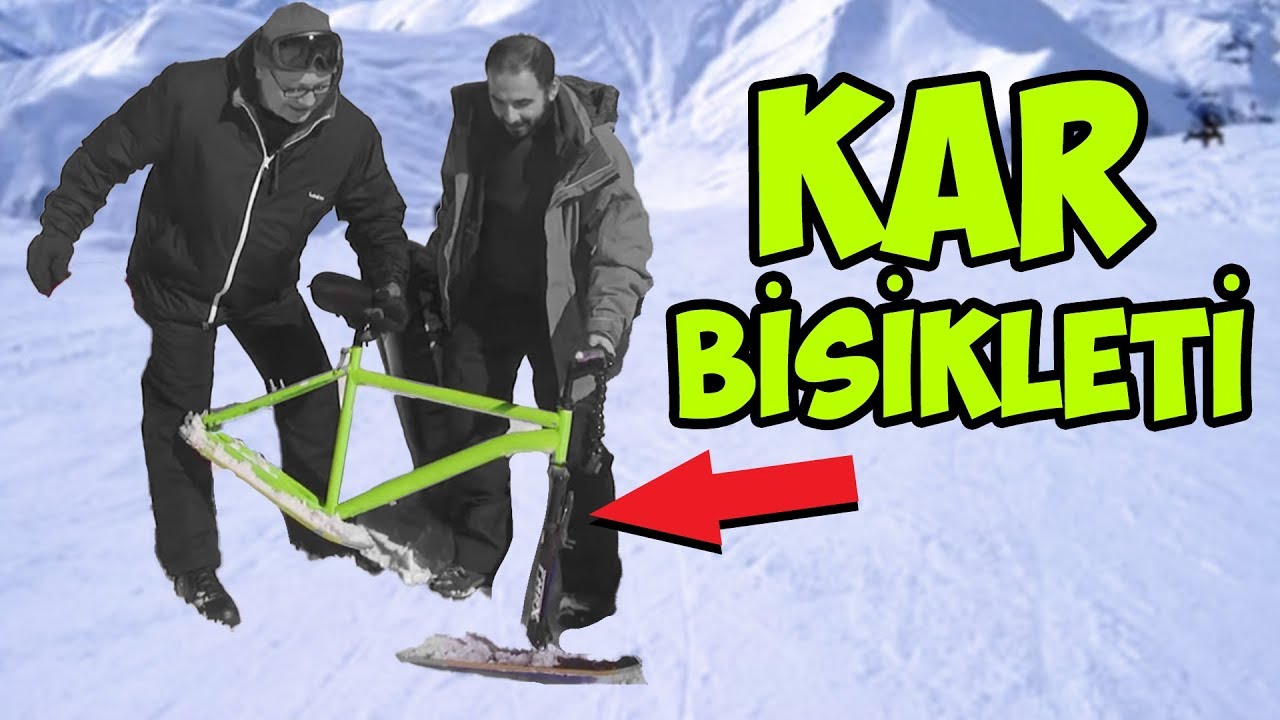 Kar Bisikleti Yaptık