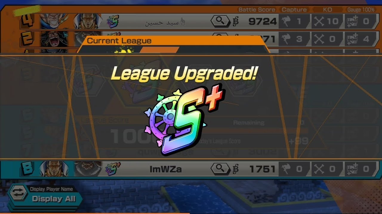 League Upgrade To S+!? ENJOY!