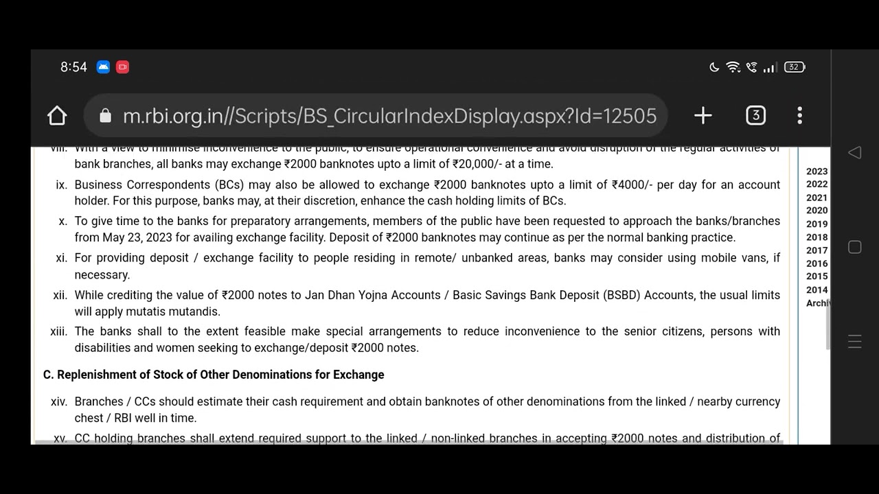 ₹2000 Denomination Banknotes &ndash; Withdrawal from Circulation; Will continue as Legal Tender Explained