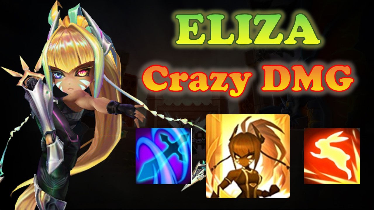 ELIZA &ndash; Kick to the face with nonsense DMG | World Guild Battle | Summoners War
