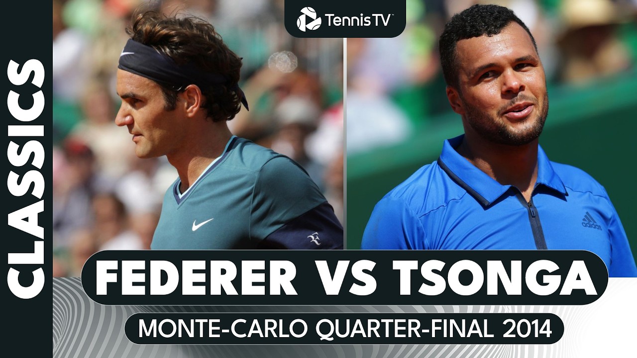 Roger Federer vs Jo-Wilfried Tsonga ENTERTAINING Clash | Monte-Carlo 2014 Highlights