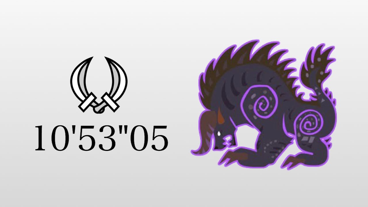 【MHWI】極ベヒーモス 双剣ソロ 10'53"05 / Extreme Behemoth Dual Blades Solo