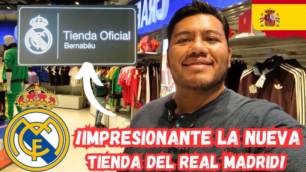 TOUR por la NUEVA TIENDA del REAL MADRID en el SANTIAGO BERNABÉU