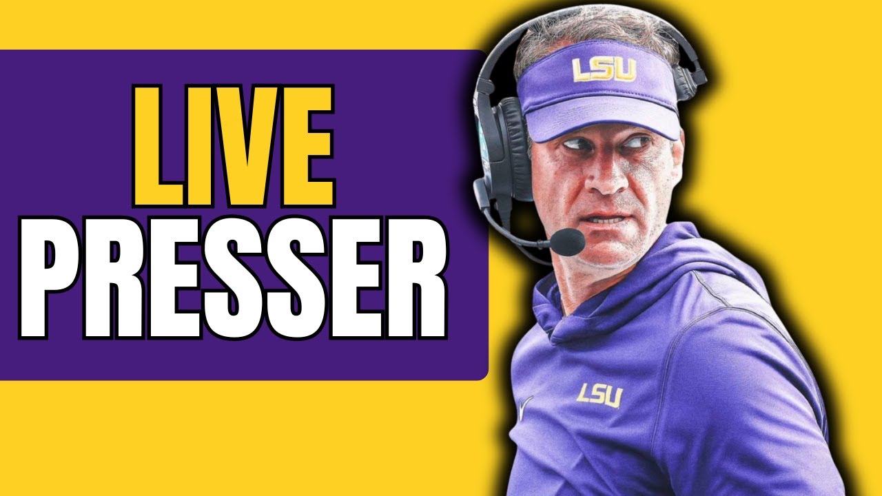 Lane Kiffin's LSU Press Conference LIVE