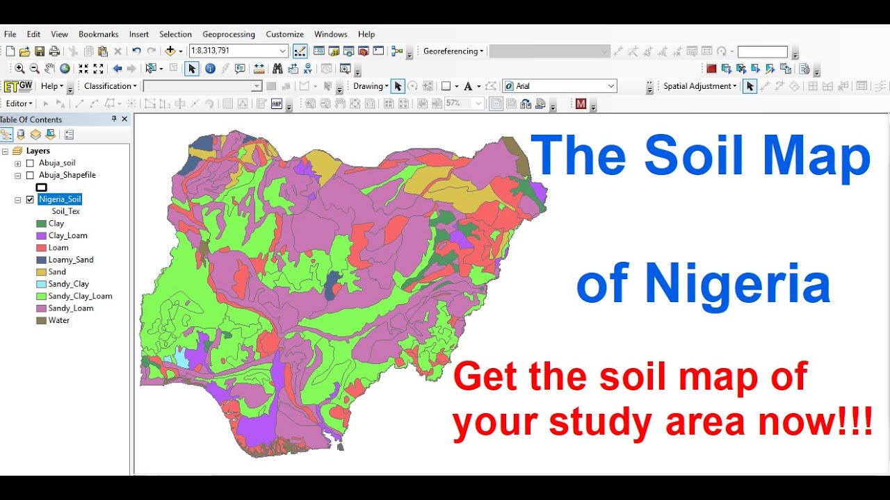 The Soil Map Of Nigeria