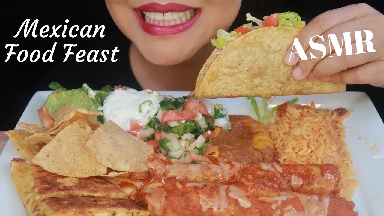 ASMR - Mexican Food Feast - Eating Sounds