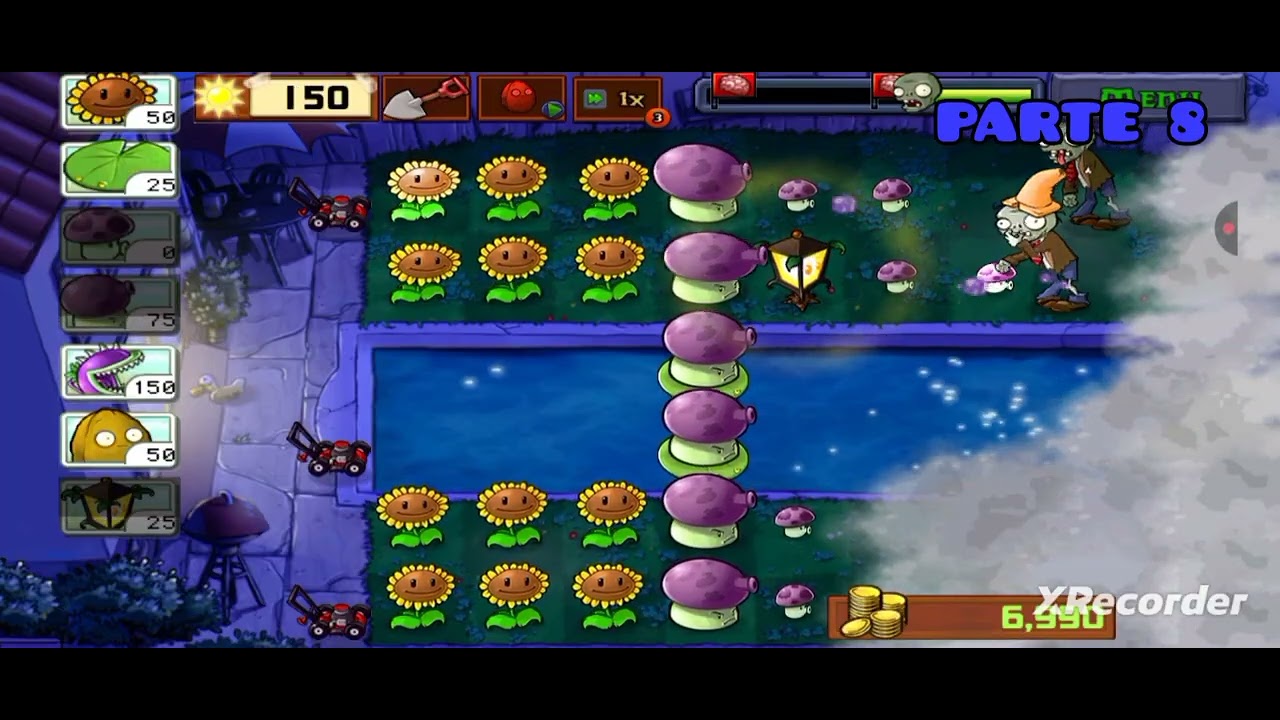 JOGANDO PLANTS VS ZUMBIES PARTE8