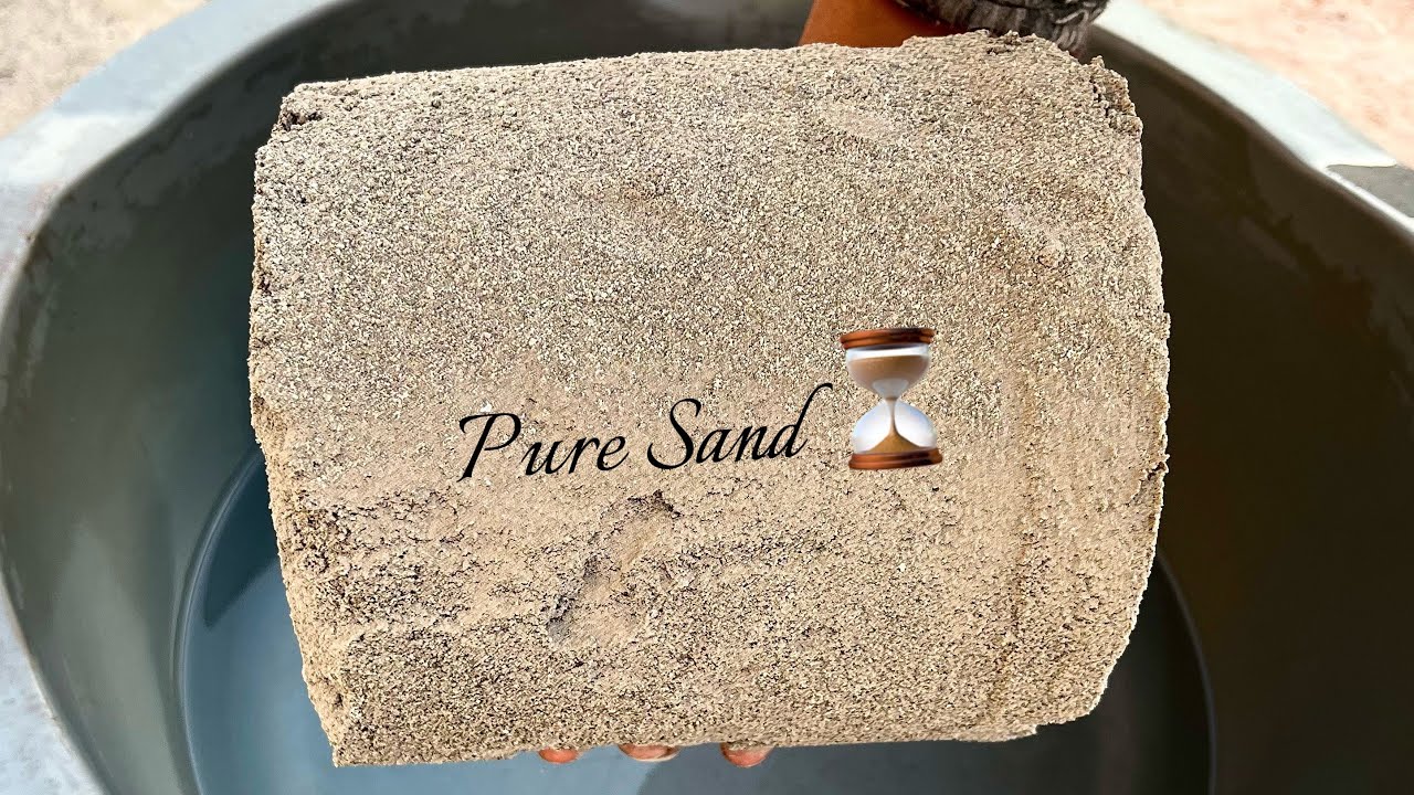 ASMR 🫡New | After Long time Huge Buckets of Pure Sand Water crumbling 