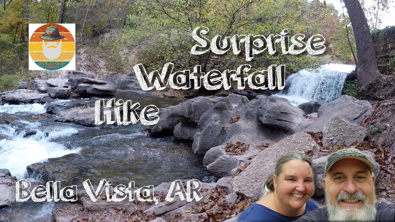 Beautiful Fall Hike/Surprise Roaring Waterfall during a Drought?!?! Tanyard Creek, Bella Vista, AR
