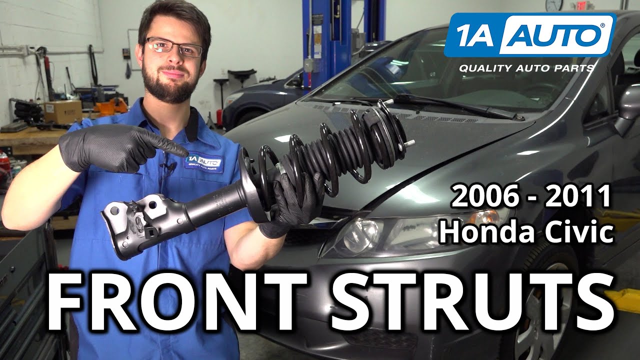 Как заменить передние стойки Honda Civic 2006-2011