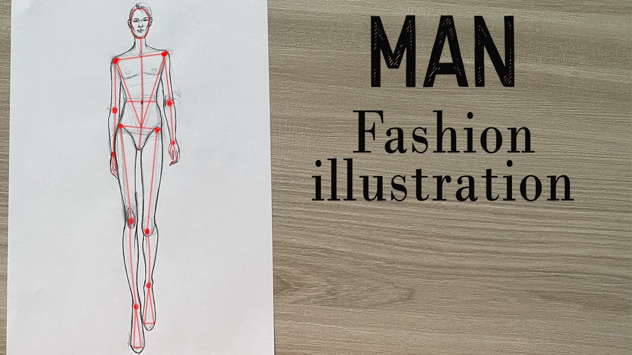 Disegnare un figurino moda maschile