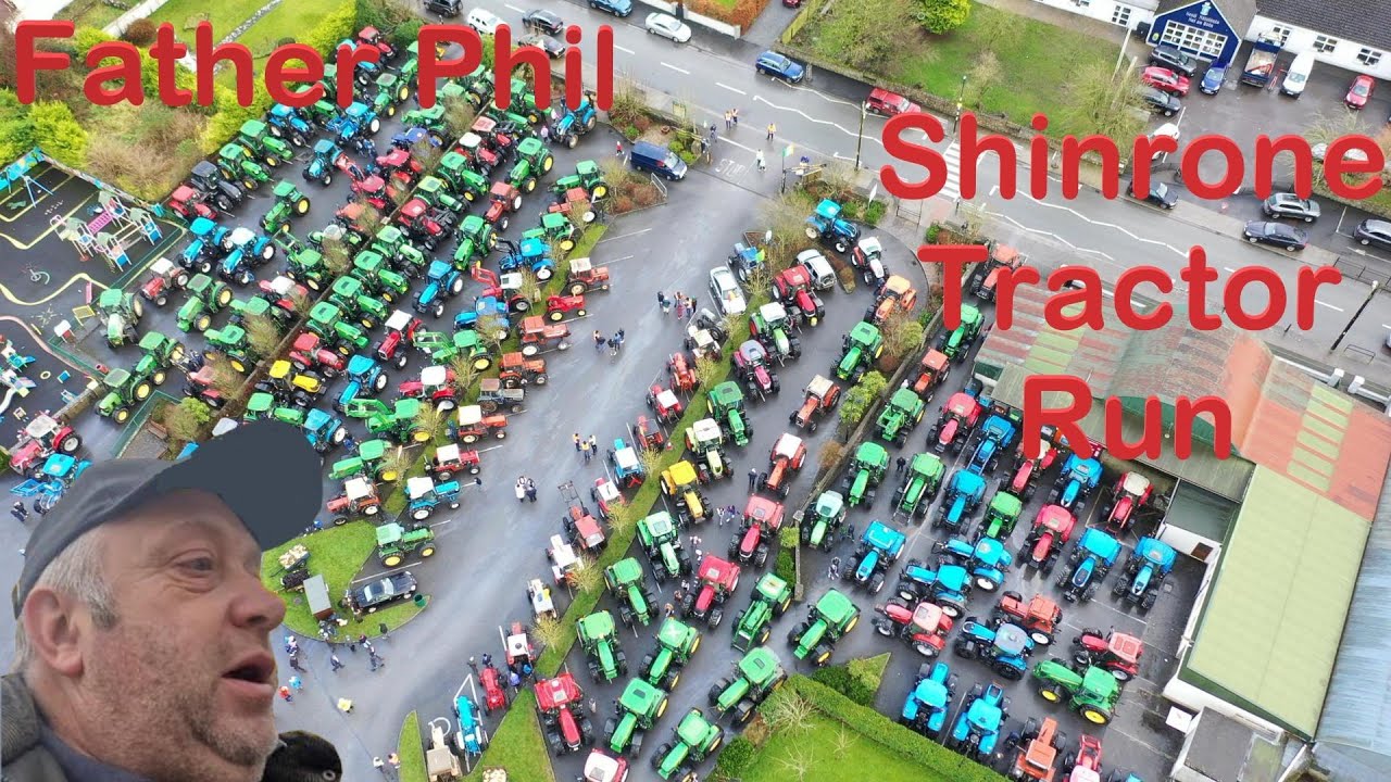 Shinrone Tractor Run With Guest Appearance from Father Phil