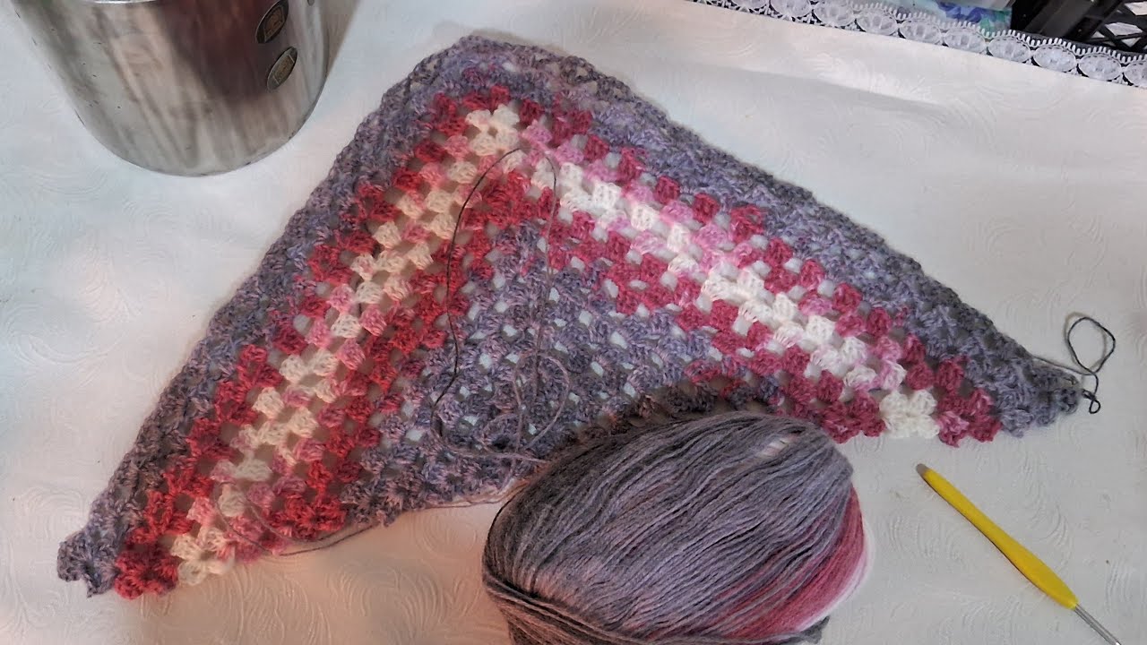 Crochet Shawl #crochet #crochetshawl #livestream #crochetforbeginners