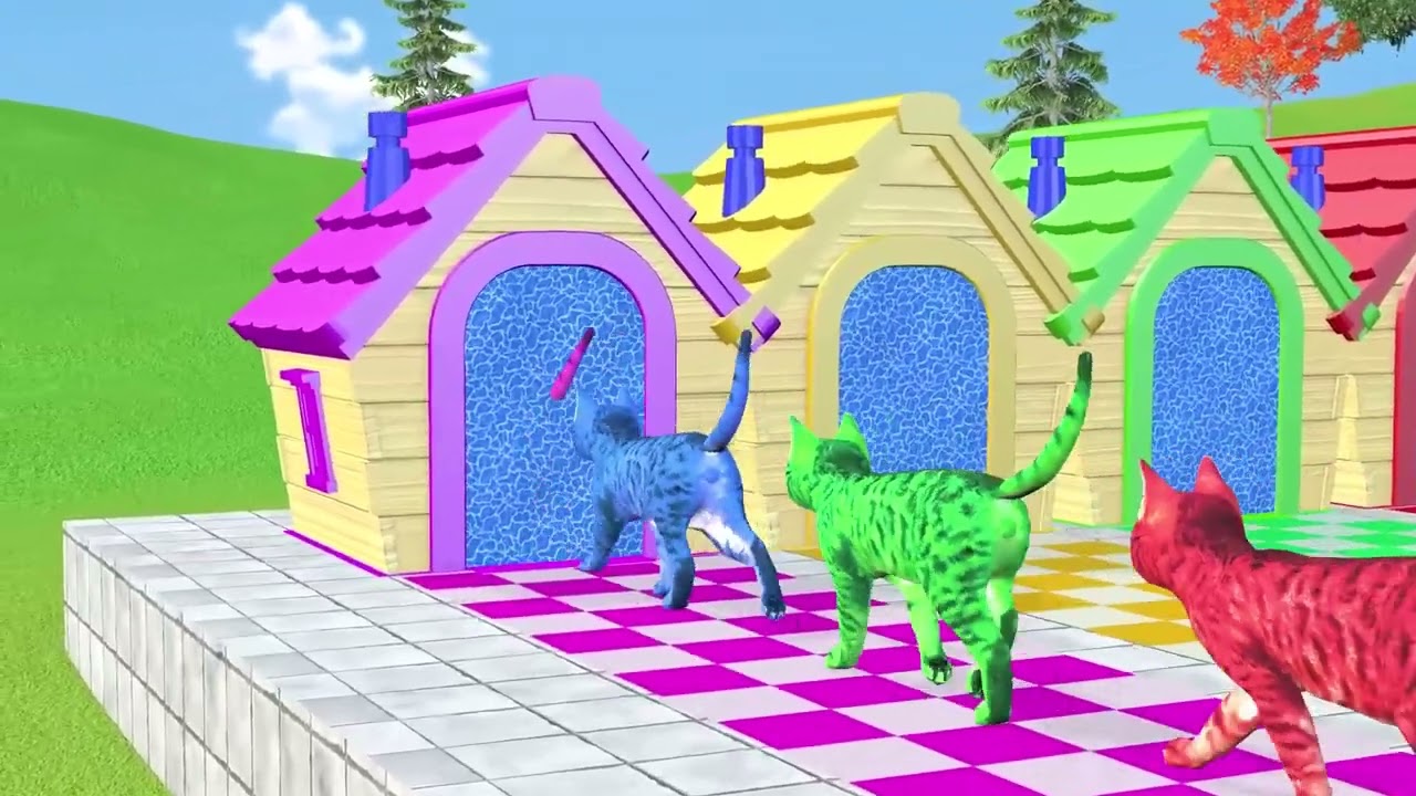 animal_slide_3dgame_cow_house_hen_gorilla_lion#animalgame#reelanimalgame#animals3dgame#trending