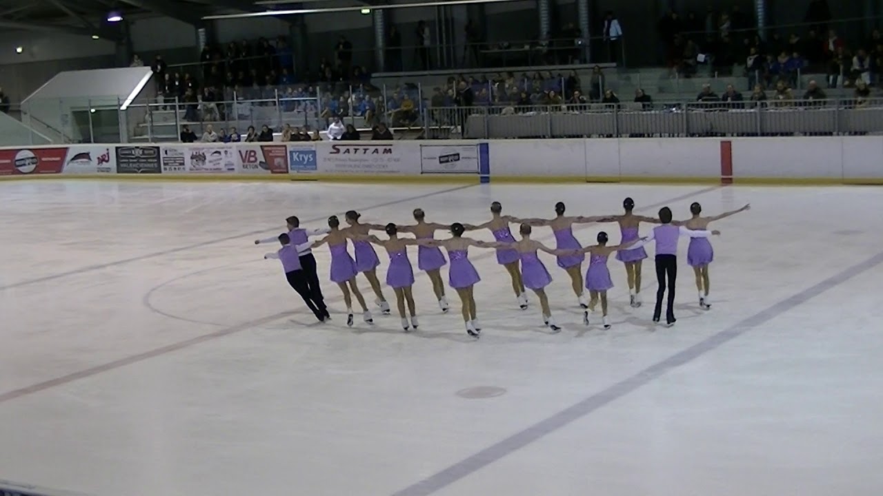 Team the ice cubes op wedstrijd in Valenciennes op 7 maart 2020