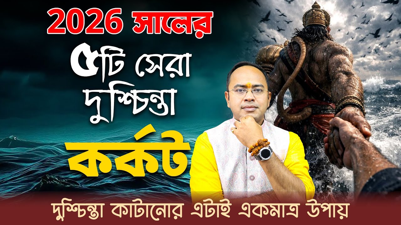 ২০২৬-এ কর্কট রাশির চরম দুর্ভোগ? | কর্কট রাশি পীড়িত! সাবধান না হলে বিপদ | Santanu Dey