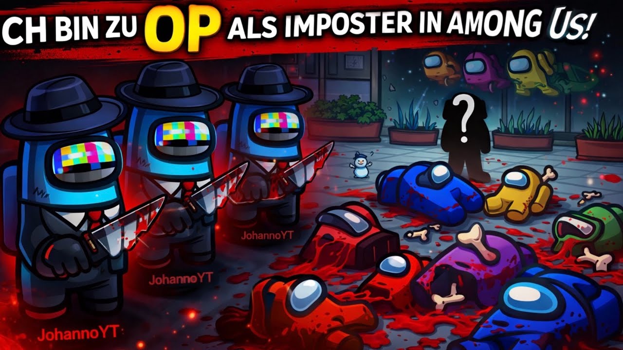 Ich bin zu Op als Imposter in Among Us!...