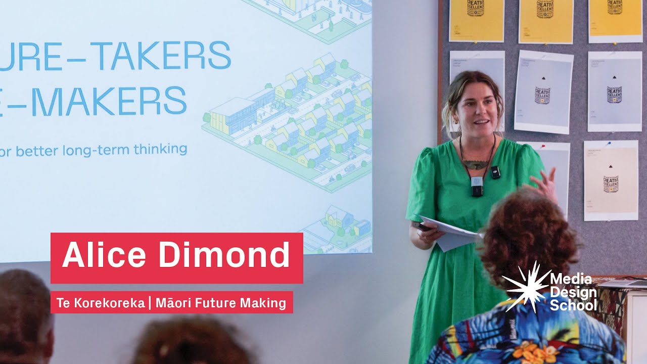 Alice Dimond: Te Korekoreka - Māori Future Making | Media Design School at Strayer