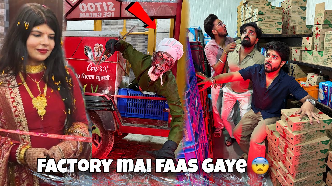 Haunted ice cream factory mai 😨 faas Gaye 