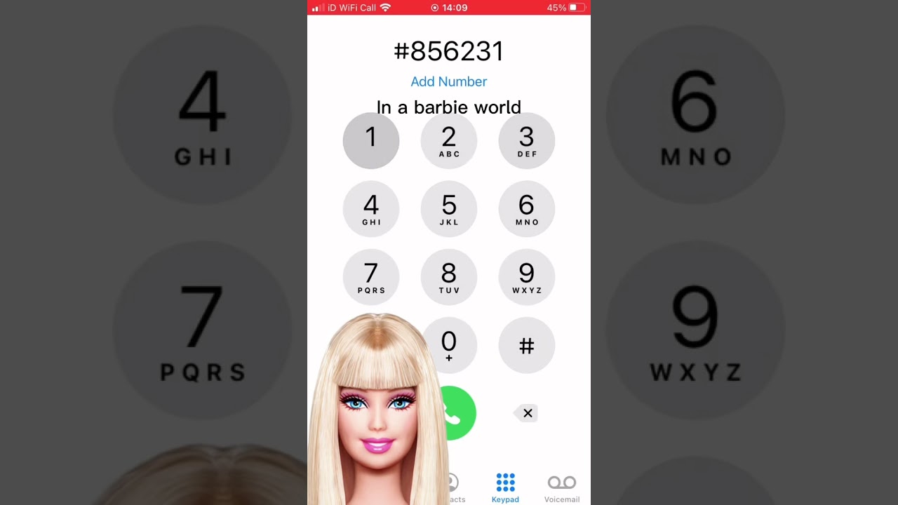 I&rsquo;m a Barbie Girl Song | IPhoneDialSongs #shorts