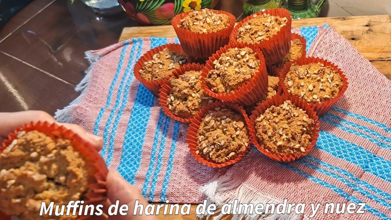 Muffins sin azucar y harina