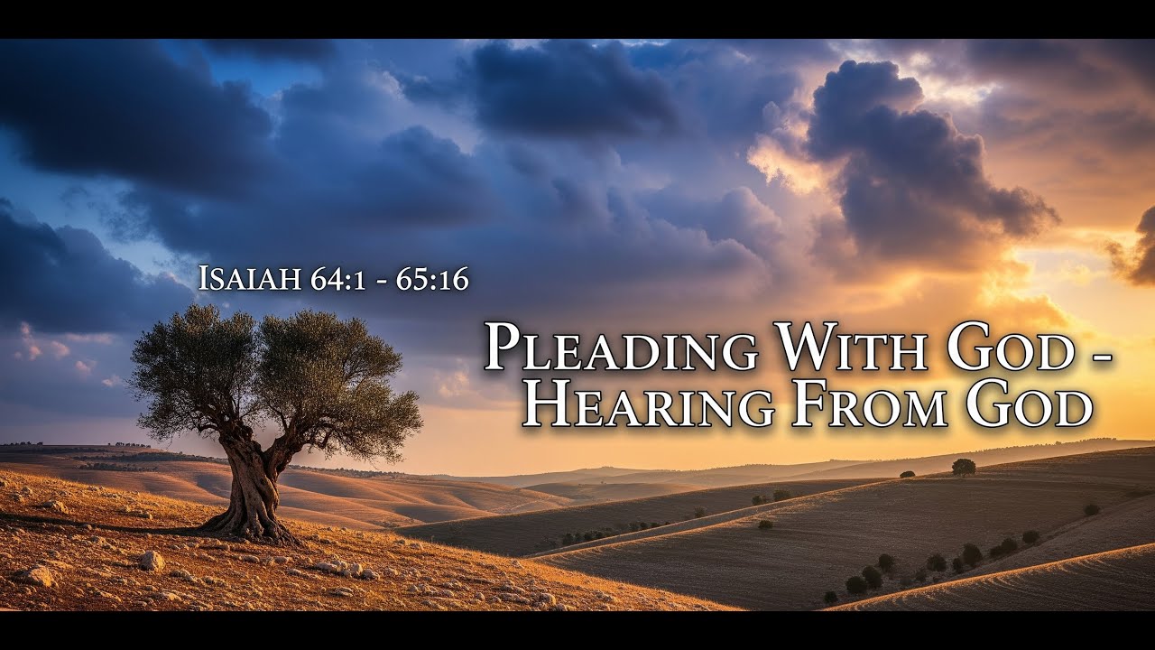 Pleading With God - Hearing From God - Isaiah 64:1 - 65:16