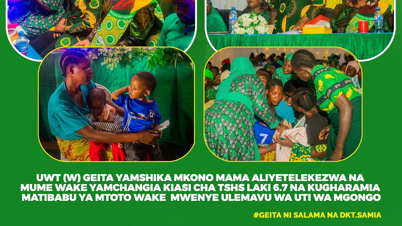 UWT(W) GEITA YAMSHIKA MKONO  MAMA ALIYETELEKEZWA, KUGHARAMIA MATIBABU YA MTOTO WAKE MWENYE ULEMAVU