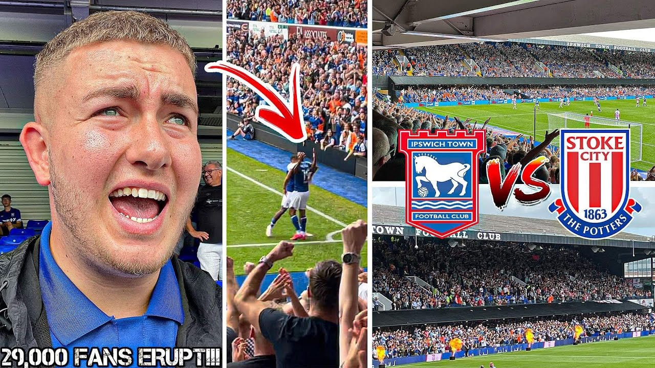 IPSWICH TOWN VS STOKE CITY | 2-0 | 81ST MINUTE GOAL SEALS WIN FOR TOWN AS PORTMAN ROAD GOES CRAZY!!!