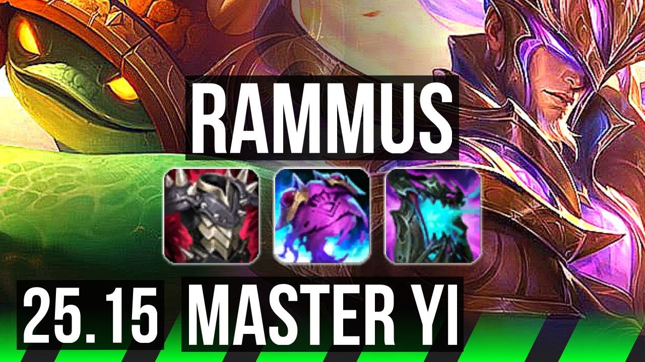 RAMMUS vs MASTER YI (JGL) | EUW Master | 25.15