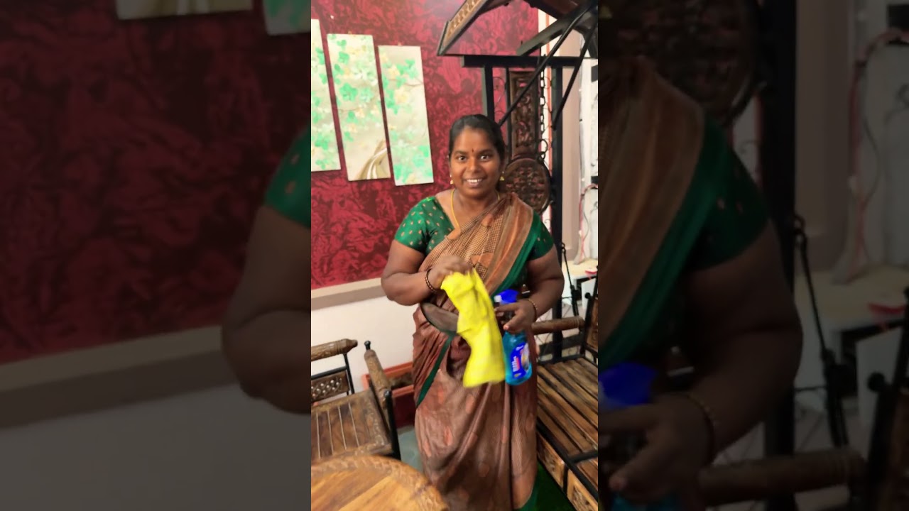 Garden area cleaning by sangeeta 