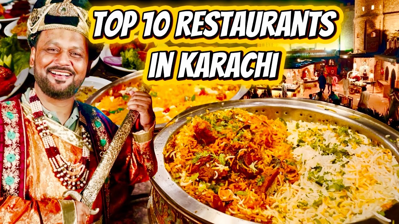 Top 10 Restaurants in Karachi pakistan You MUST Try in 2025 🍴🇵🇰 | Street Food to Fine Dining! 