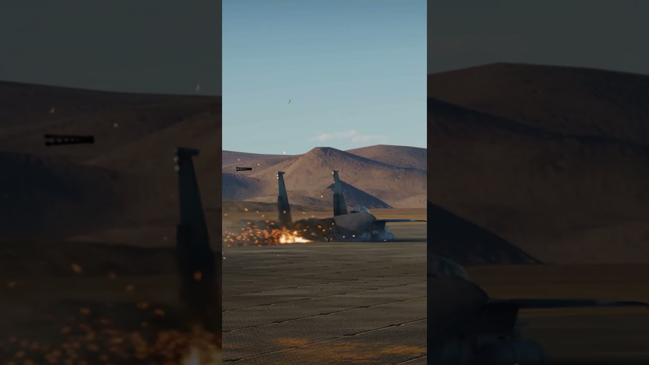 F-15 Eagle Brutal Runway Landing 🦅 