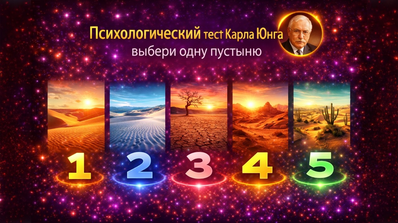 Тест Карла Юнга выбери одну пустыню и узнай что происходит с тобой когда никто не видит