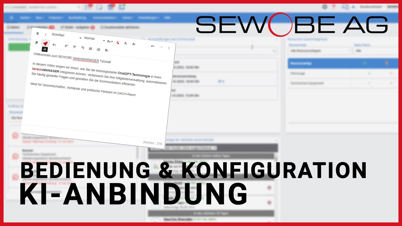KI-Anbindung im VereinsMANAGER - Anleitung für effiziente Mitgliederkommunikation