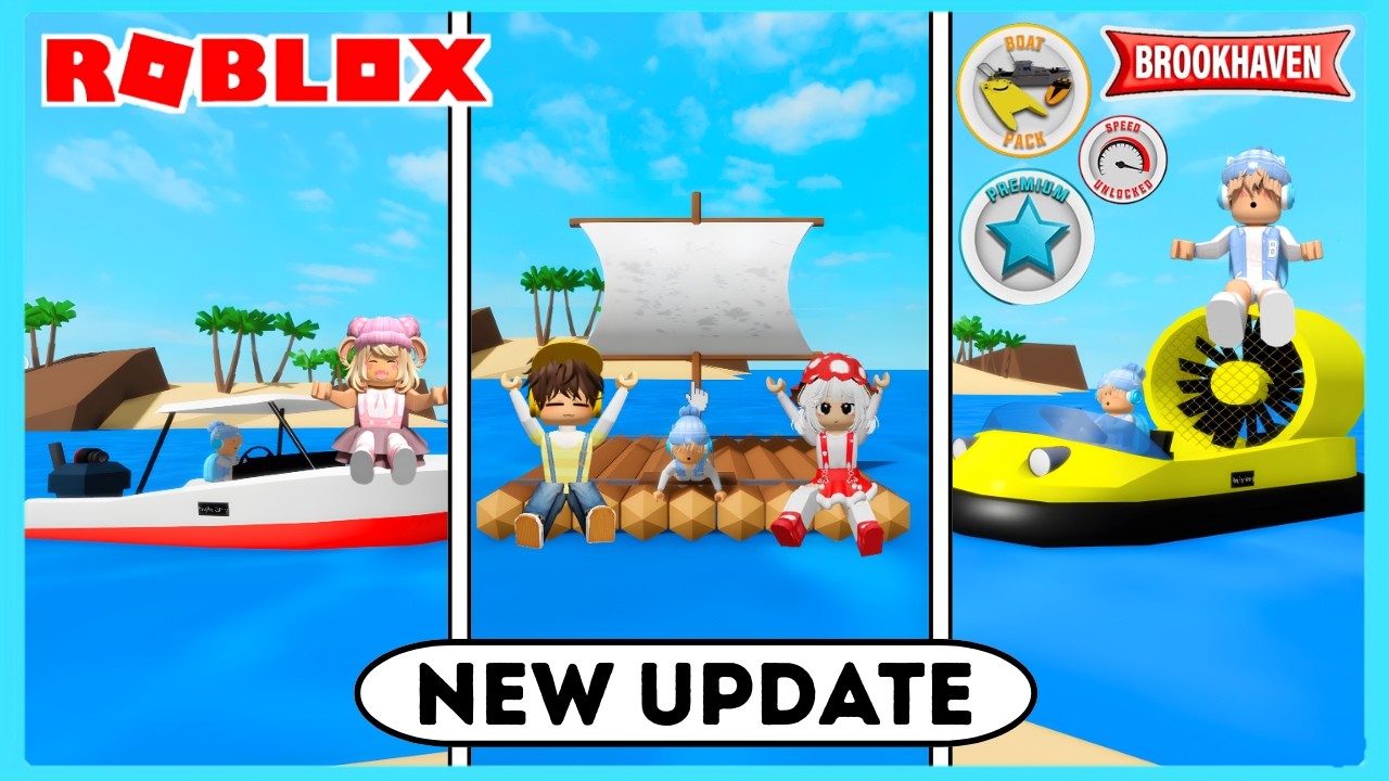 Bang Boy Dan Caca Punya Kapal Boat Terbaru Di Roblox Brookhaven Update ft @Shasyaalala