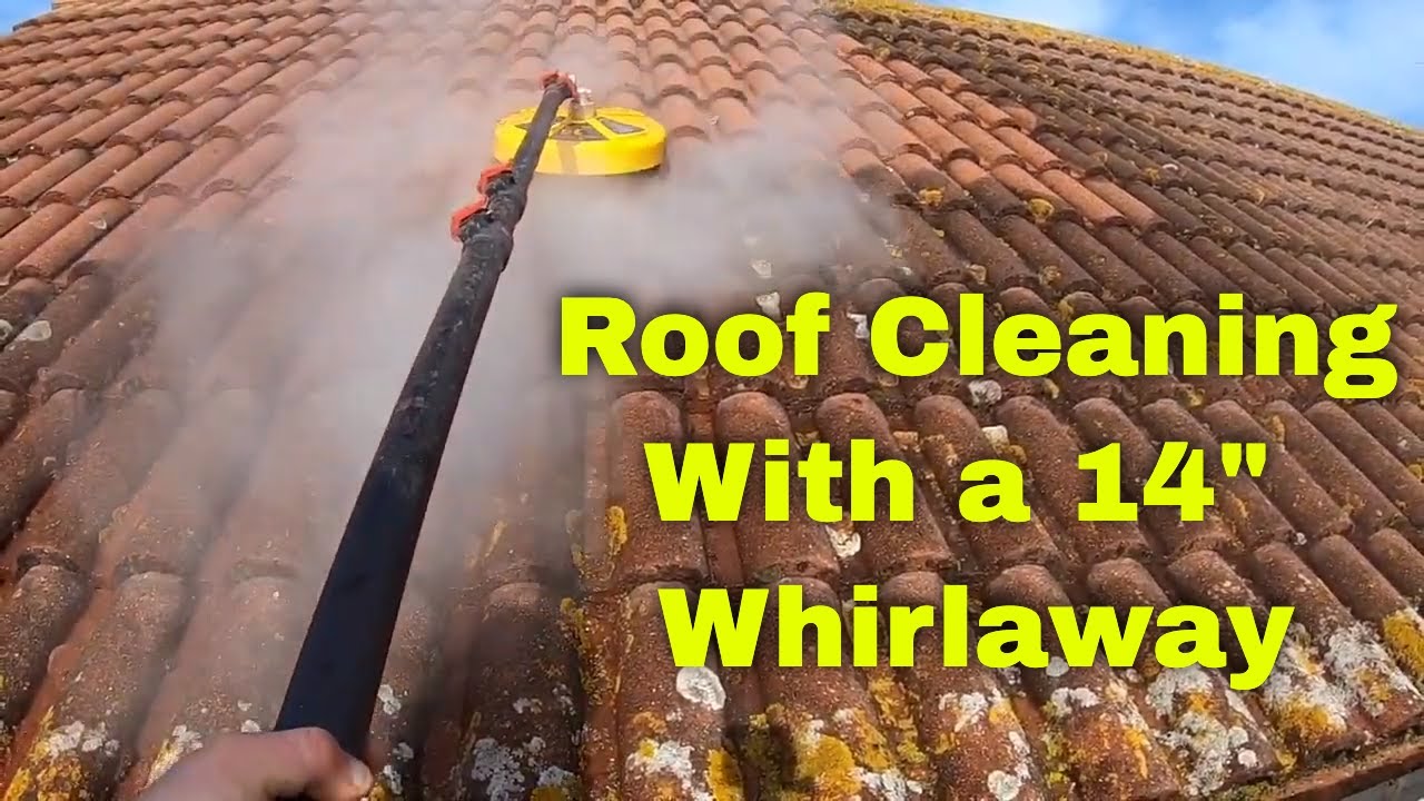 Gently Pressure Washing A Roof|Using Heat through 14