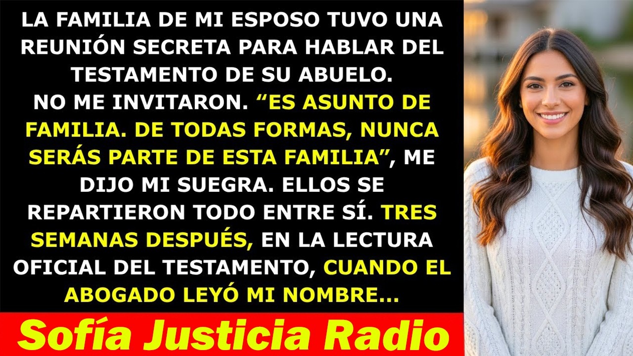 Mi Suegra Me Dijo “Nunca Serás Parte de Esta Familia” — Tres Semanas Después Todos Quedaron en Shock