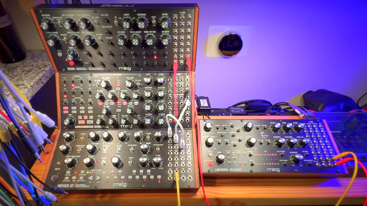 Moog Sound Studio through Hologram Microcosm
