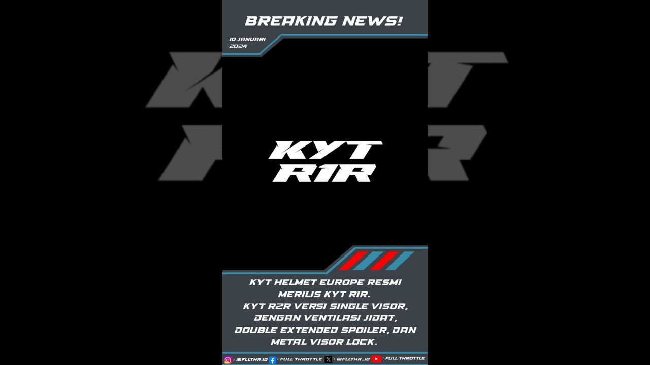 Helm KYT R1R #fullthrottle  #helmet #kythelmet #helmetlovers #kytr2r #kytr1r #kyteurope #viral #fyp