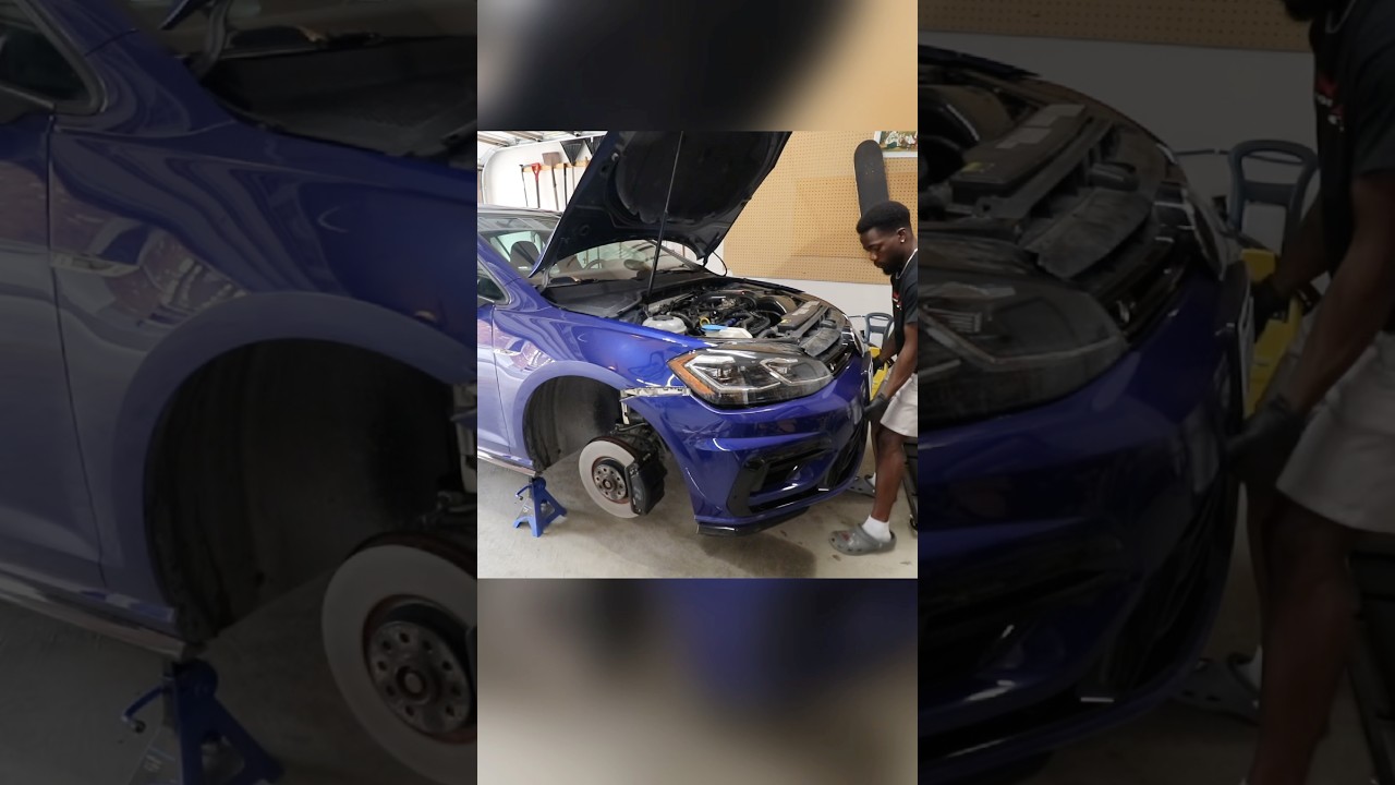 How I Replaced My Golf R&rsquo;s Condenser! #diy #airconditioning #carmaintenance #vwgolf #vwgolfr #golfr