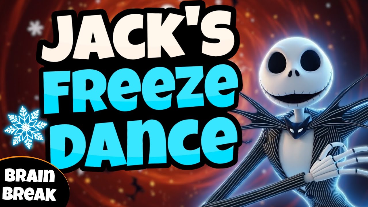 🎃 Замораживающий танец Джека ❄️ Хэллоуин | Brain Break | Вдохновлено GoNoodle | Just Dance