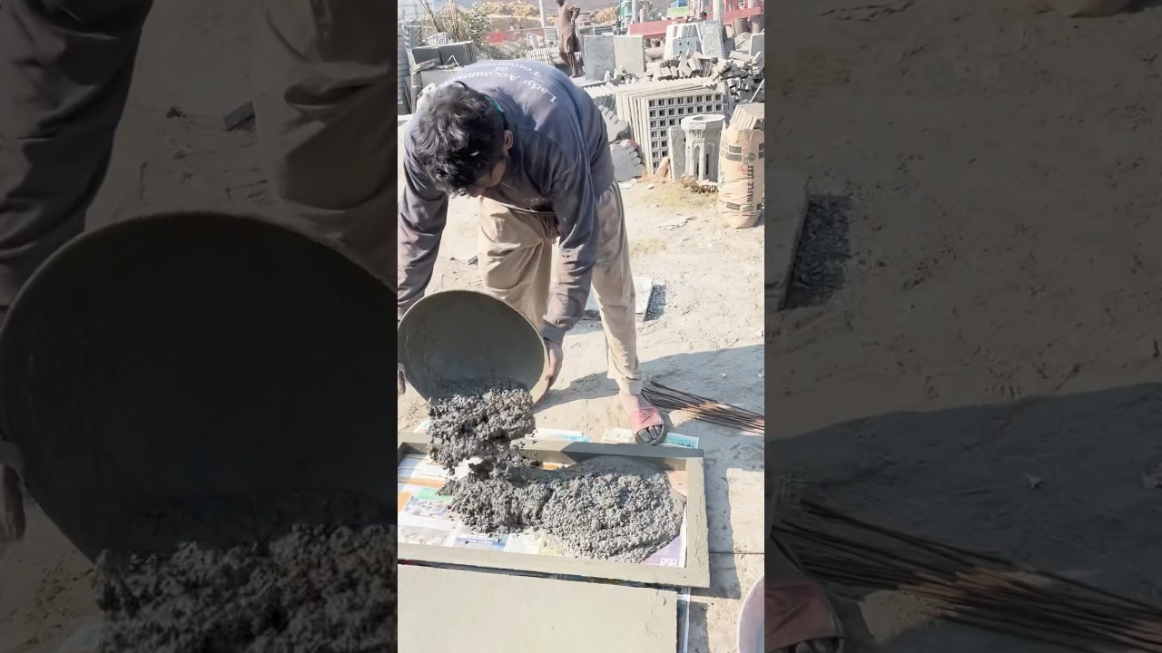 Concrete Slab Making Process
