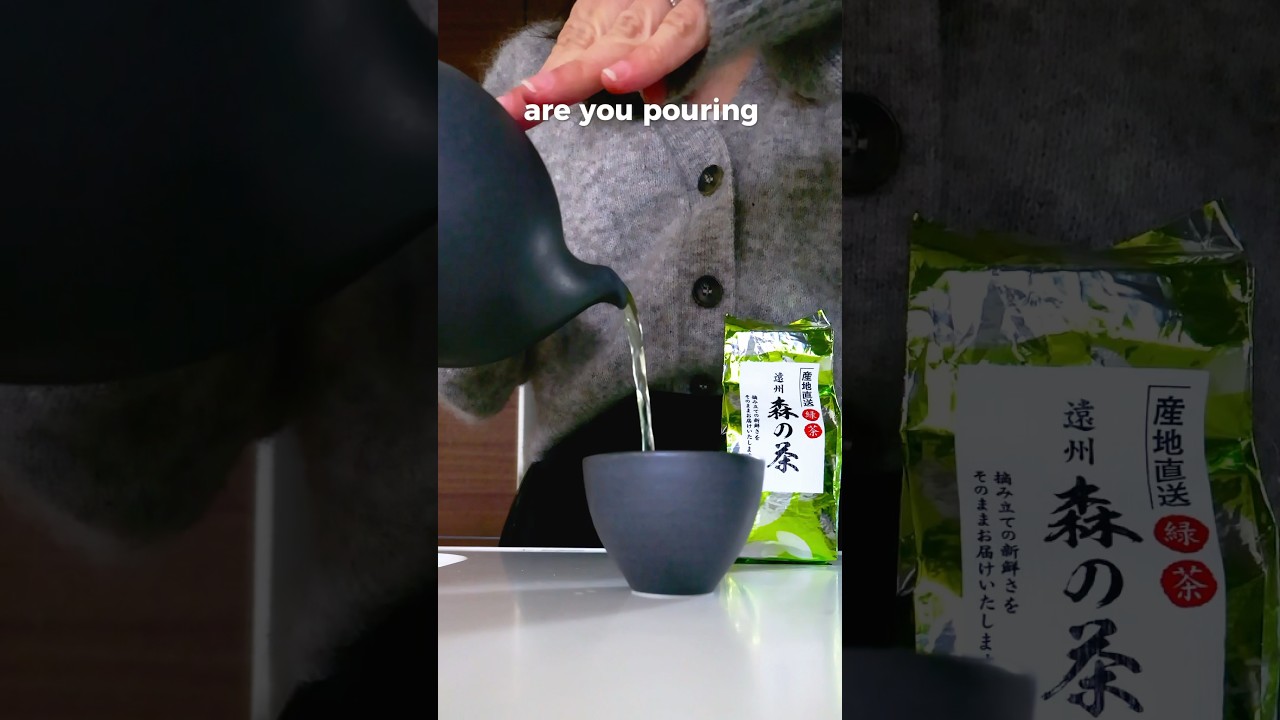 Правильный способ приготовления японского зеленого чая 🍵