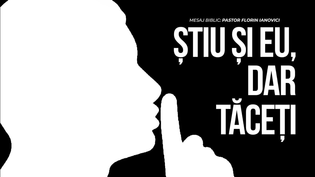 Florin Ianovici - Știu și eu, dar tăceți | BISERICA RENOVATIO
