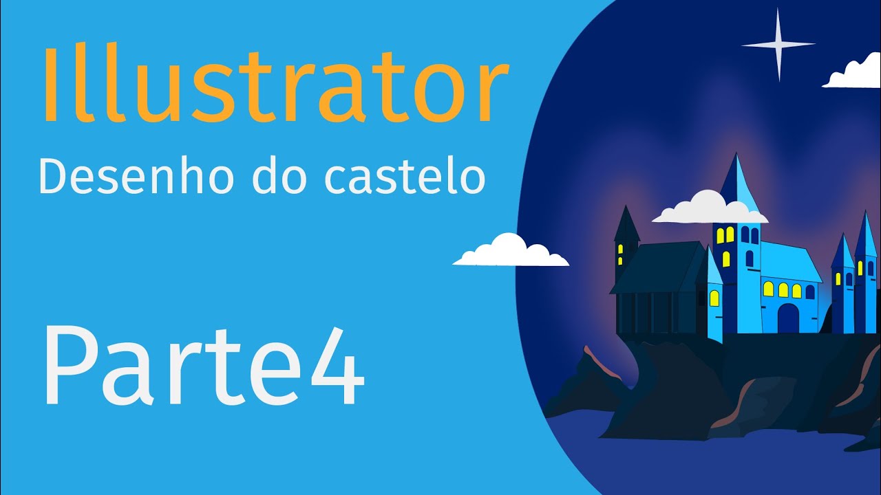 Aprenda a desenhar um castelo no Illustrator - Parte 4 - Illustrator | Pedro Jordan