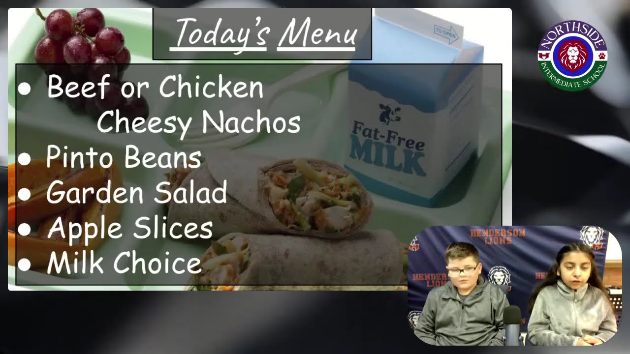 Thursday Morning Announcements