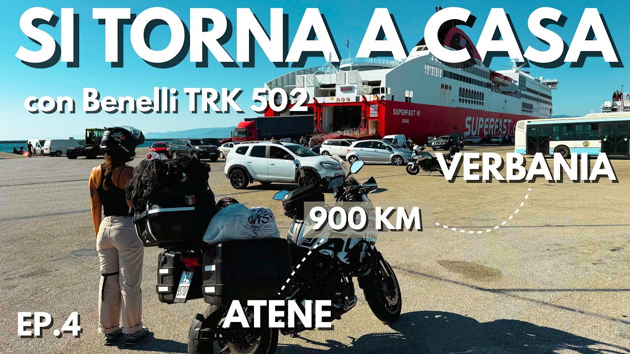 BALCANI in MOTO: ADDIO GRECIA😭 con BENELLI TRK 502 I EP.4