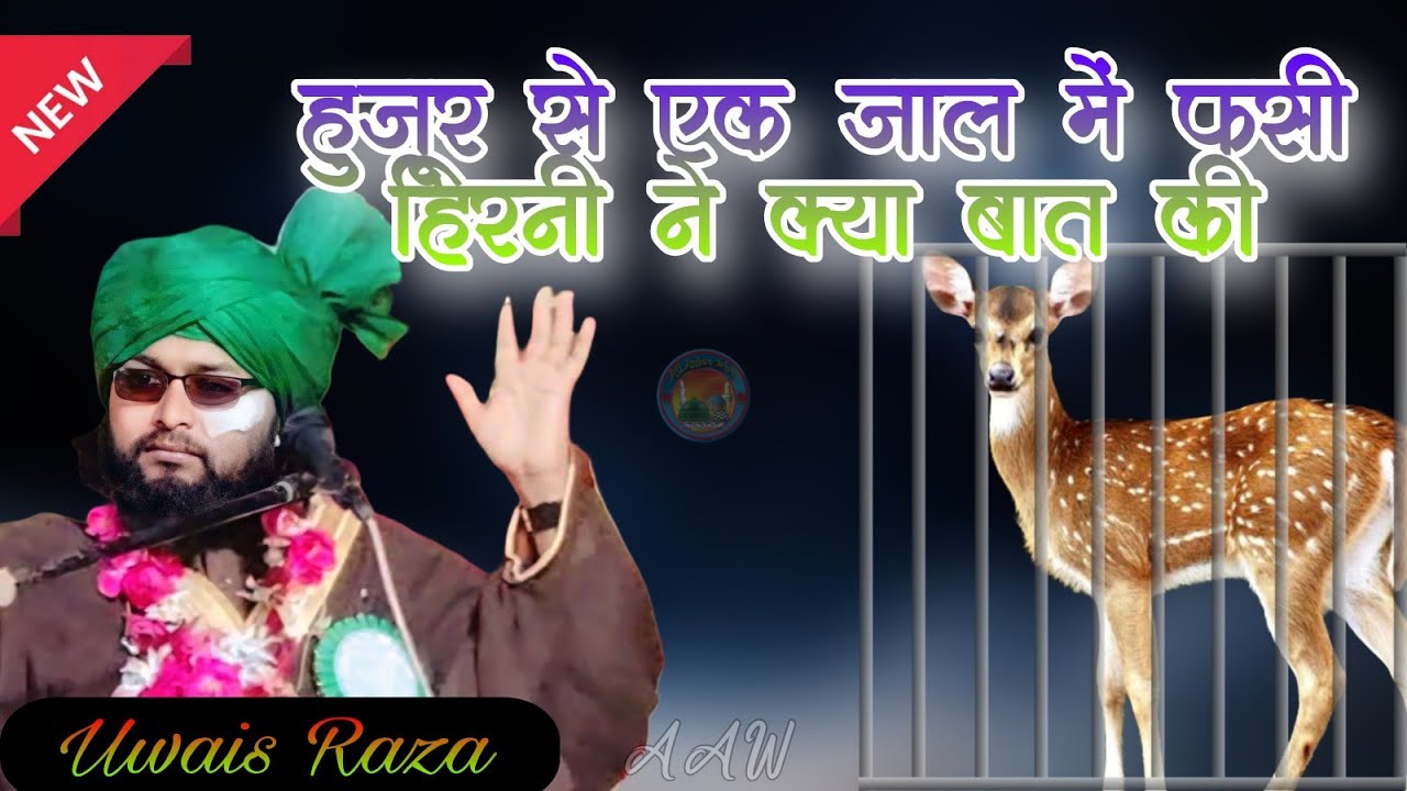 Huzur sallallahu alaihi wasallam se yek hirni ne kya baat ki । (Uwais Raza)