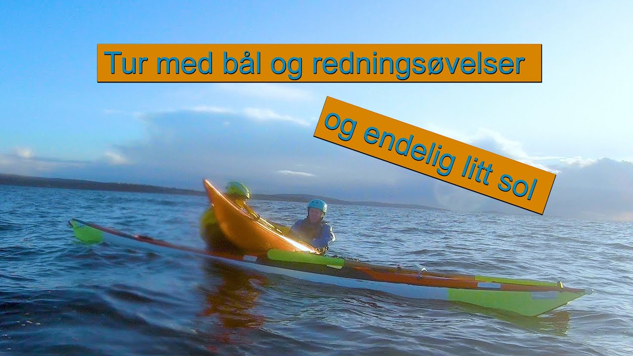 Friluftsliv i kajakk - rundt søndre Jeløy i Moss.