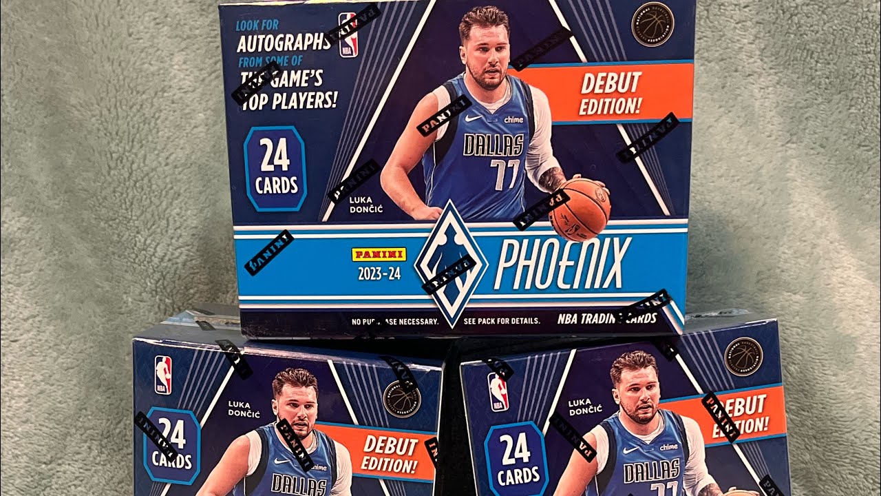 Big 2023-24 NBA Panini Phoenix box break, chasing Wemby rookie